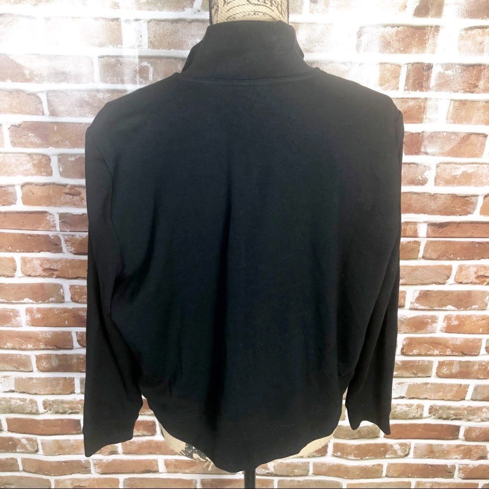 Ruby Rd. Black Studded Zip Up Women’s Jacket Coat - Picture 9 of 9